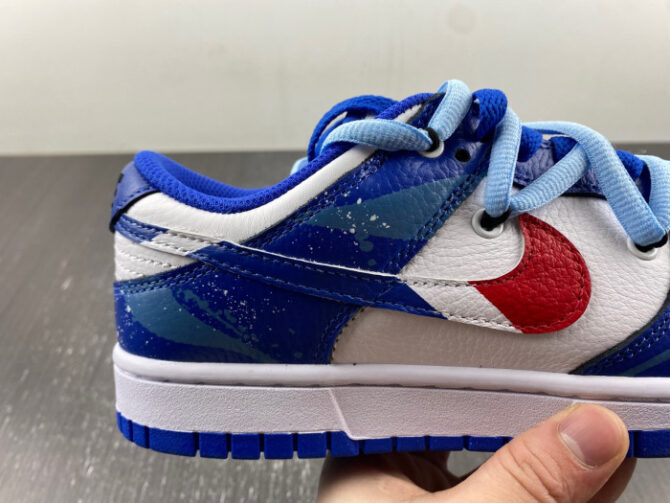 Nike SB Dunk Low Pepsi Deconstruct strap FD9064-110 - Image 4