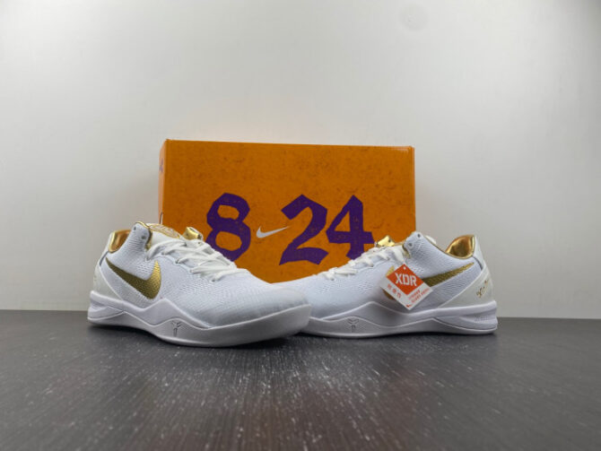 Nike Kobe 8 Protro White Golden FV6325-100 - Image 6