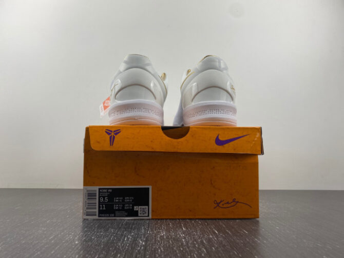 Nike Kobe 8 Protro White Golden FV6325-100 - Image 3