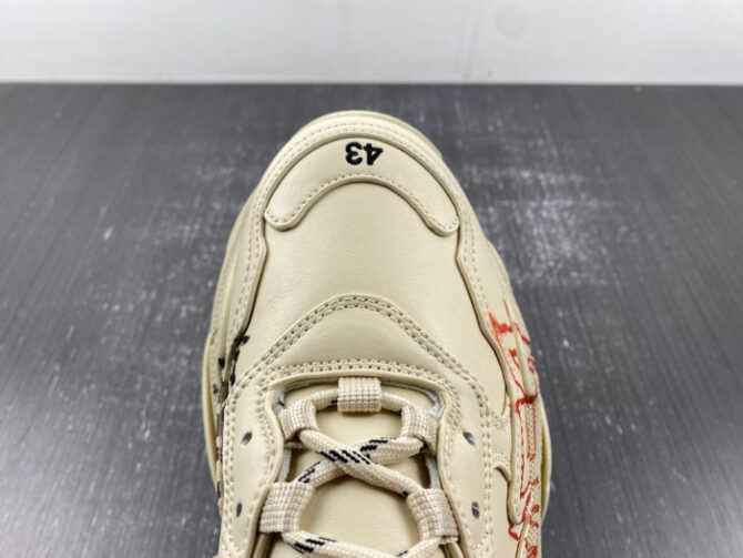 BLCG Sneaker Triple.s.Gomma Beige letters - Image 6