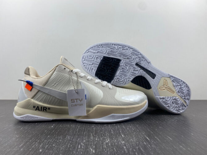 Nike Kobe 5 Protro Undefeated Rice White DB4796-101