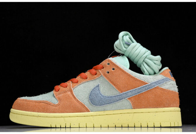 Nike SB Dunk Low Orange Emerald Rise DV5429-800 - Image 9