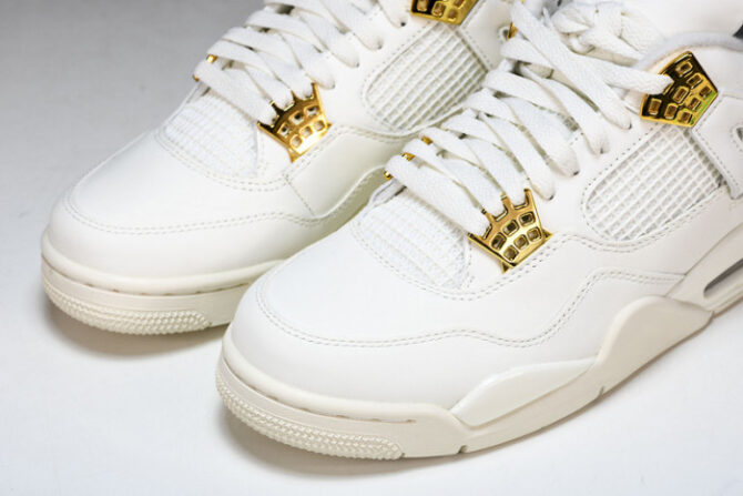 Jordan 4 Retro Metallic Gold AQ9129-170 - Image 5