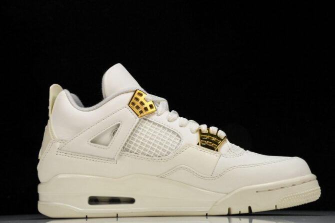 Jordan 4 Retro Metallic Gold AQ9129-170 - Image 9