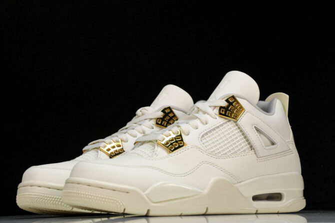 Jordan 4 Retro Metallic Gold AQ9129-170 - Image 8