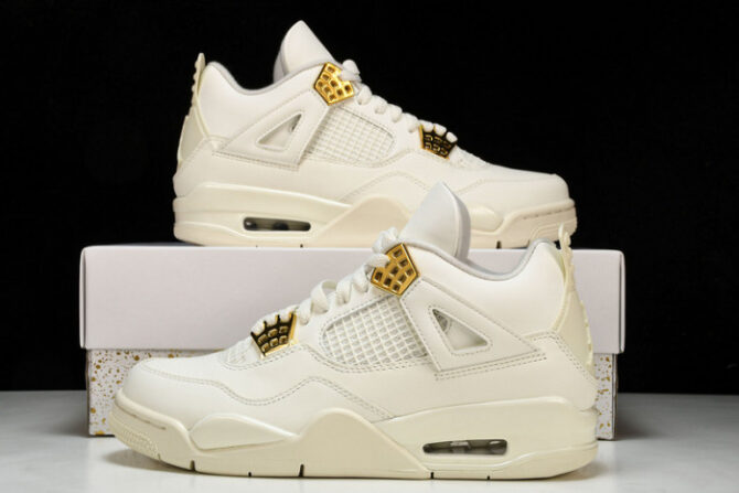 Jordan 4 Retro Metallic Gold AQ9129-170 - Image 10