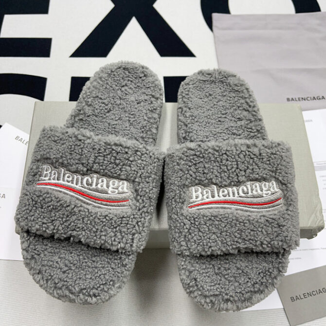 Balenciaga Furry Slide