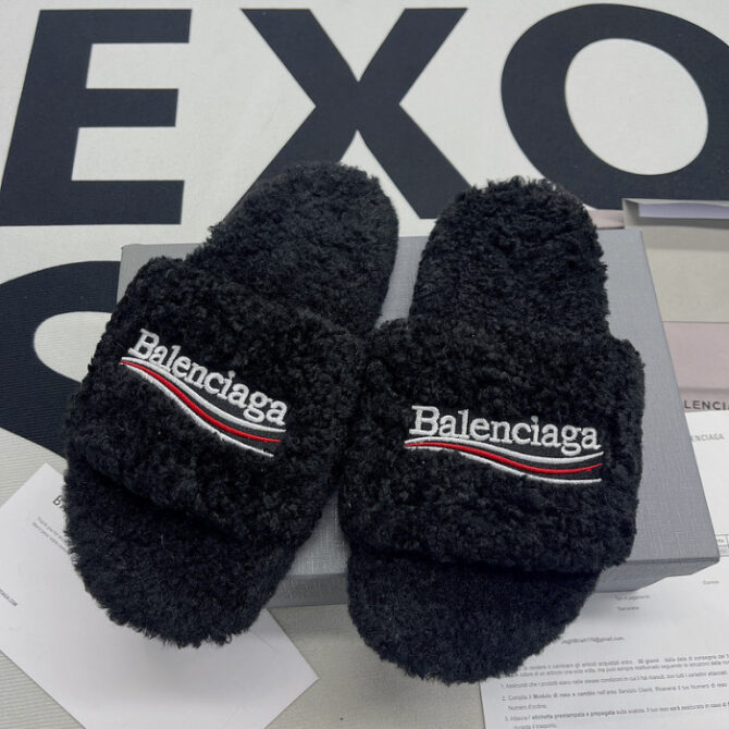 Balenciaga Furry Slide