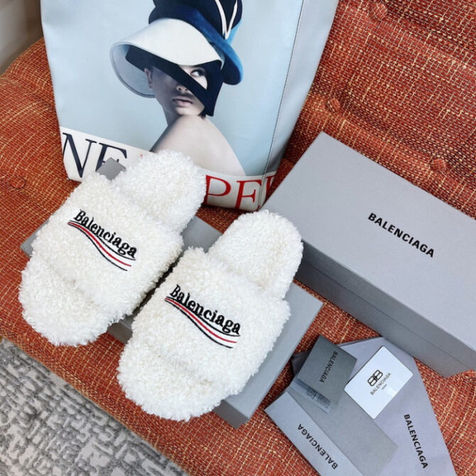 Balenciaga Furry Slide