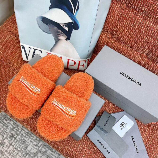 Balenciaga Furry Slide