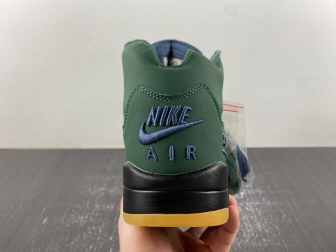 Air Jordan 5 "Navy Green” AMM FZ5758-003 - Image 4