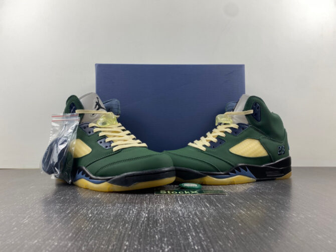 Air Jordan 5 "Navy Green” AMM FZ5758-003 - Image 2