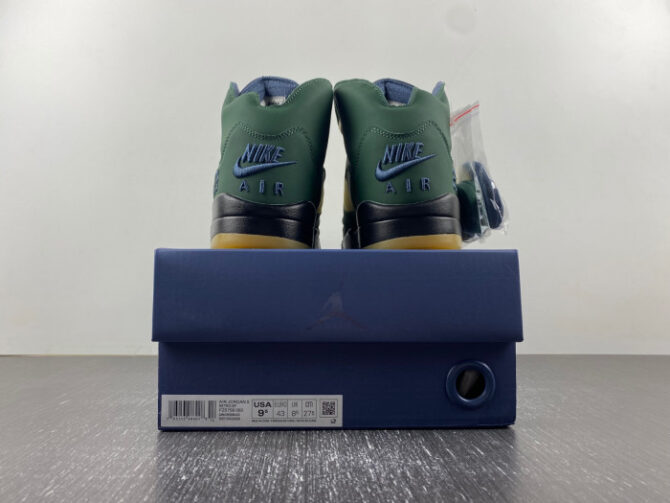 Air Jordan 5 "Navy Green” AMM FZ5758-003 - Image 3