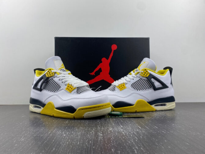 Jordan 4 Retro Vivid Sulfur AQ9129-101 - Image 4