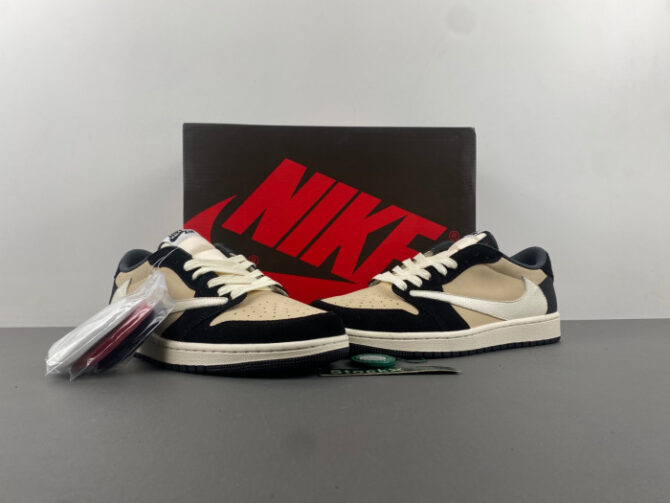 Jordan 1 Retro Low OG SP Travis Scott Brown - Image 5