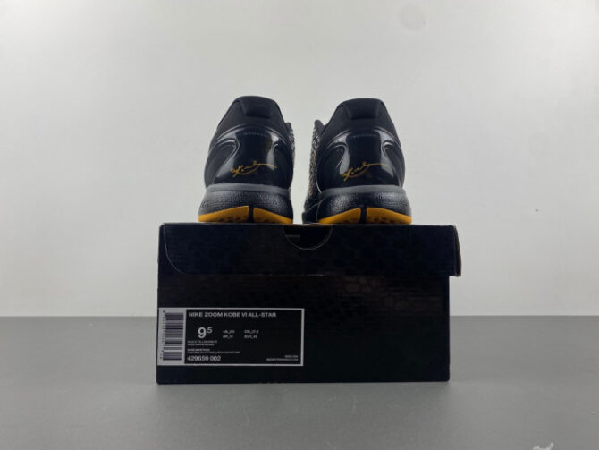 Nike Kobe 6 Black Del Sol 429659-002 - Image 5