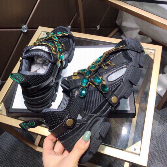 Gucci Flashtrek SEGA Green Removable Crystal - Image 3