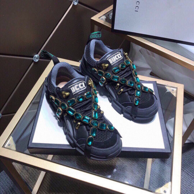 Gucci Flashtrek SEGA Green Removable Crystal - Image 6