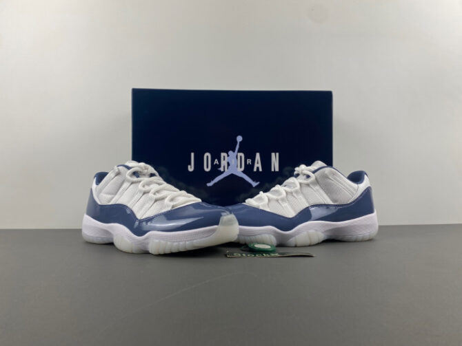 Jordan 11 Retro Low Diffused Blue (2024) FV5104-104 - Image 4