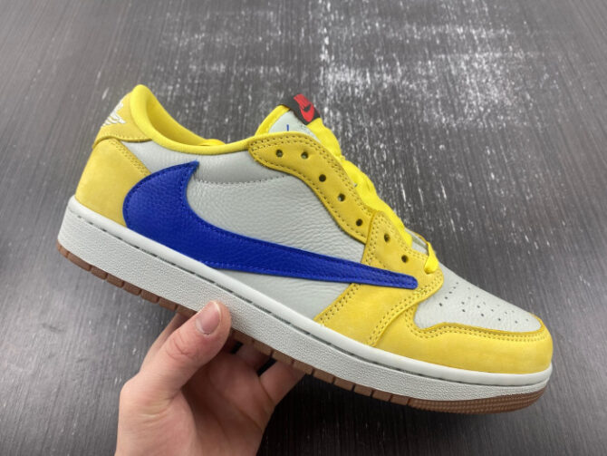 Jordan 1 Retro Low OG SP Travis Scott Canary