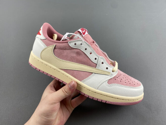 Jordan 1 Retro Low OG SP Travis Scott Pink DM7866-600