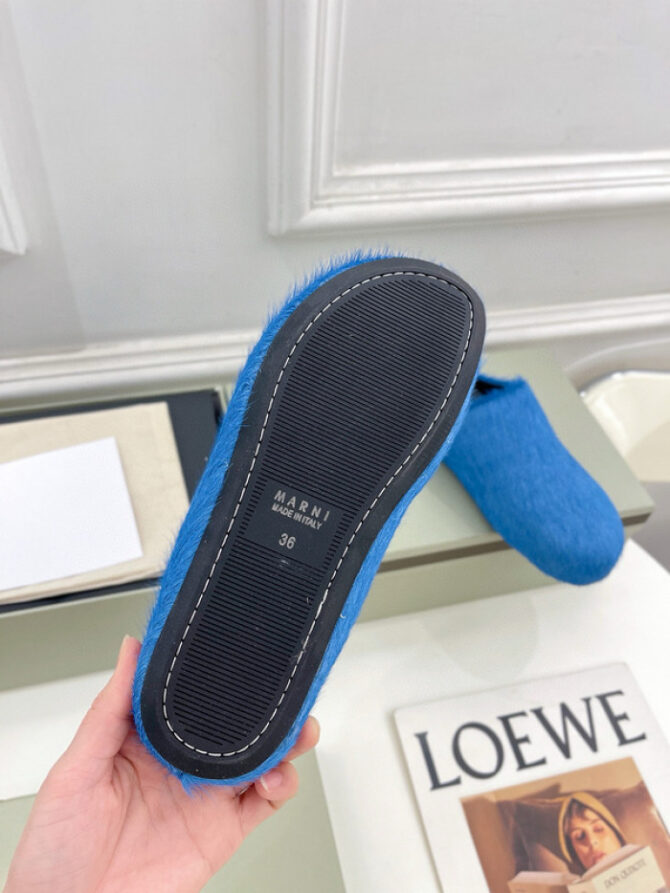 MARNI CALF HAIR SLIPPERS - Image 7