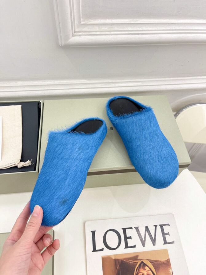 MARNI CALF HAIR SLIPPERS - Image 3