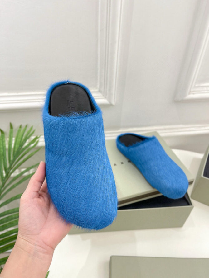 MARNI CALF HAIR SLIPPERS - Image 5