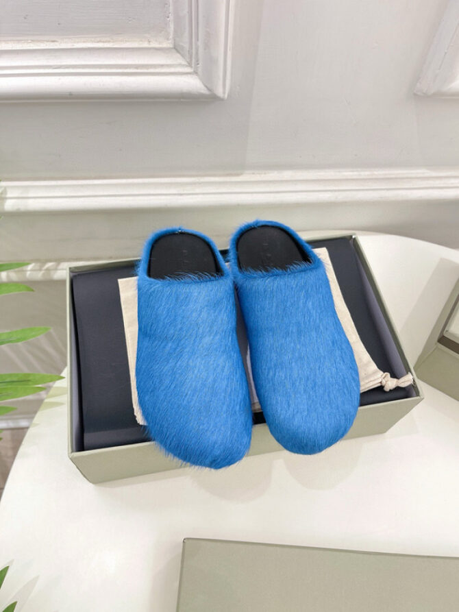 MARNI CALF HAIR SLIPPERS - Image 8