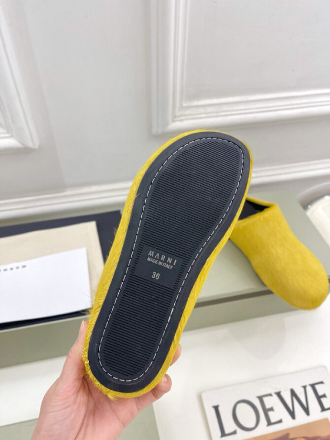 MARNI CALF HAIR SLIPPERS - Image 5