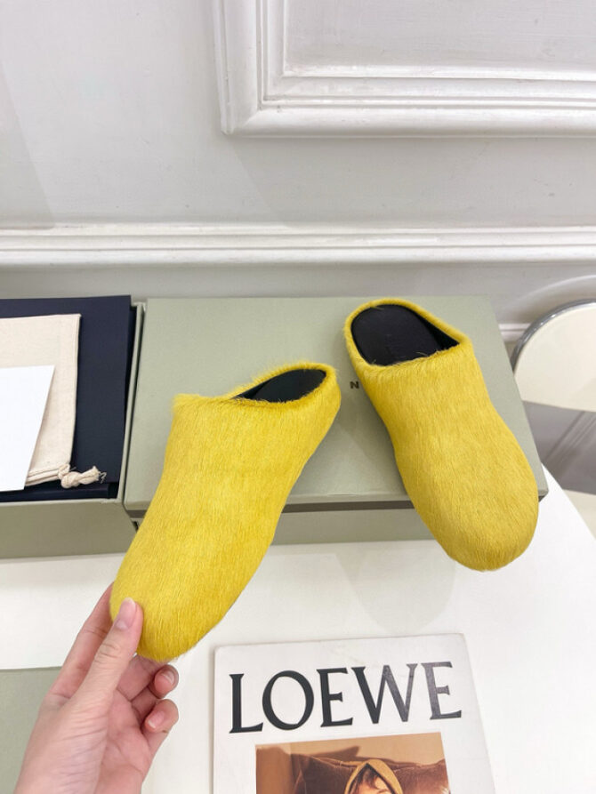 MARNI CALF HAIR SLIPPERS - Image 2