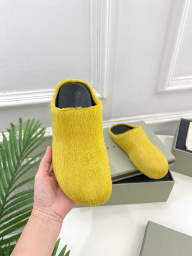 MARNI CALF HAIR SLIPPERS - Image 7