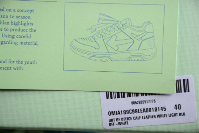 OFF-WHITE Out Of Office "OOO" Low Tops - Image 4