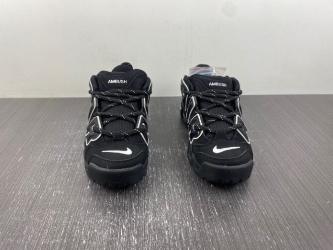 Nike Air More Uptempo Low AMBUSH Black FB1299-001 - Image 7