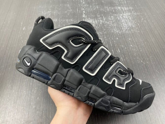 Nike Air More Uptempo Low AMBUSH Black FB1299-001 - Image 6