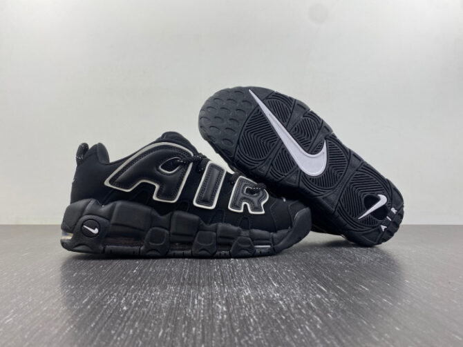 Nike Air More Uptempo Low AMBUSH Black FB1299-001 - Image 4