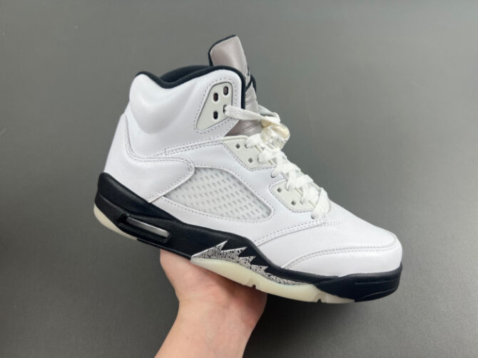 Jordan 5 Retro "White and Black" DD0587-110 - Image 6