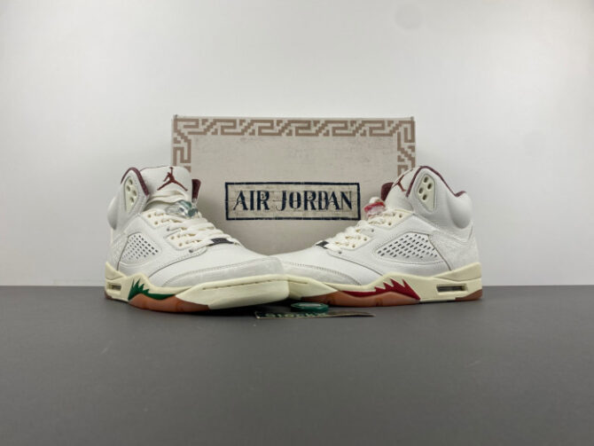 Air Jordan 5 "El Grito" Sail and Dark Pony HF8833-100 - Image 3