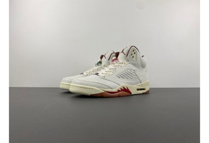 Air Jordan 5 "El Grito" Sail and Dark Pony HF8833-100 - Image 7