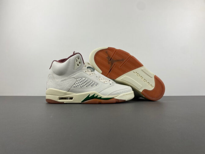 Air Jordan 5 "El Grito" Sail and Dark Pony HF8833-100 - Image 5