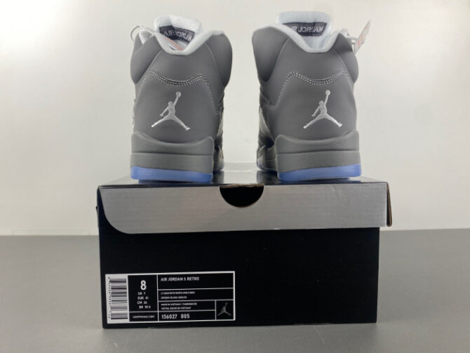 Jordan 5 Retro 'Wolf Grey' 136027-005 - Image 3