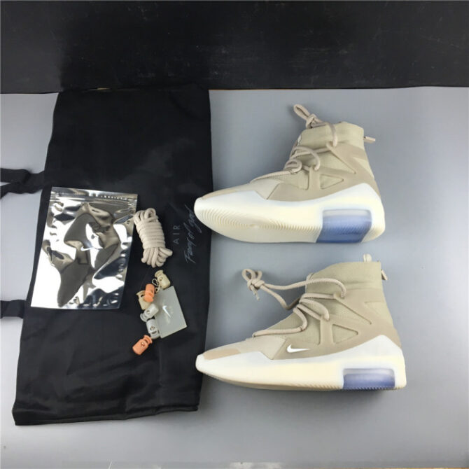 Nike Air Fear of God 1 Oatmeal AR4237-900 - Image 2