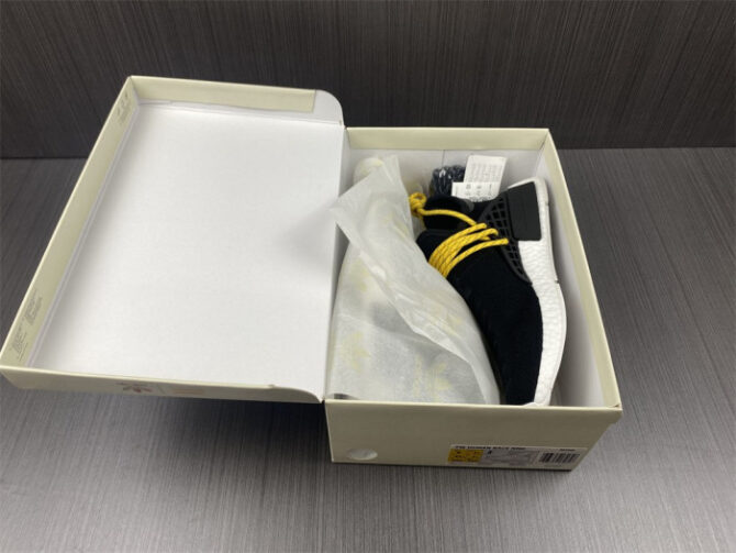 Adidas Pharrell x NMD HU Pharrell Human Species Black BB3068 - Image 2