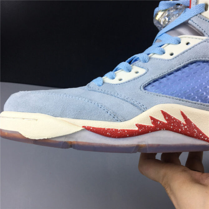 TROPHY ROOM X AIR JORDAN 5 JSP ICE BLUE CI1899-400 - Image 8