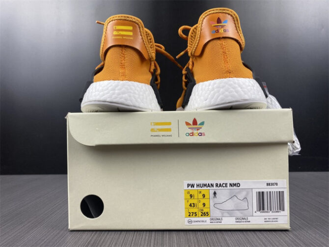 Adidas NMD R1 Pharrell HU Hue Man Tangerine BB3070 - Image 8