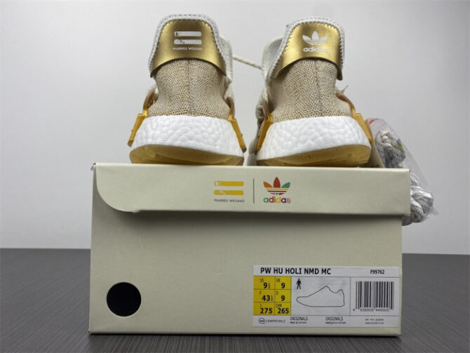 Adidas Pharrell NMD HU China Pack Happy (Gold) F99762 - Image 6