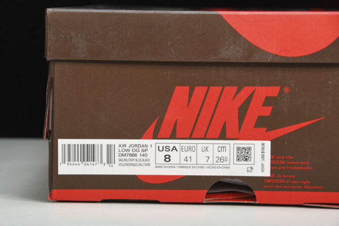 JORDAN 1 RETRO LOW OG SP TRAVIS SCOTT DM7866--140 - Image 2
