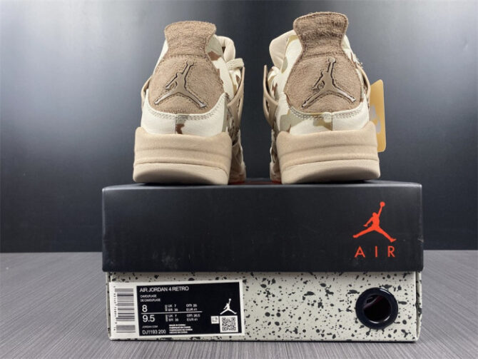 Aleali May x Air Jordan 4 'Camo' DJ1193-200 - Image 4