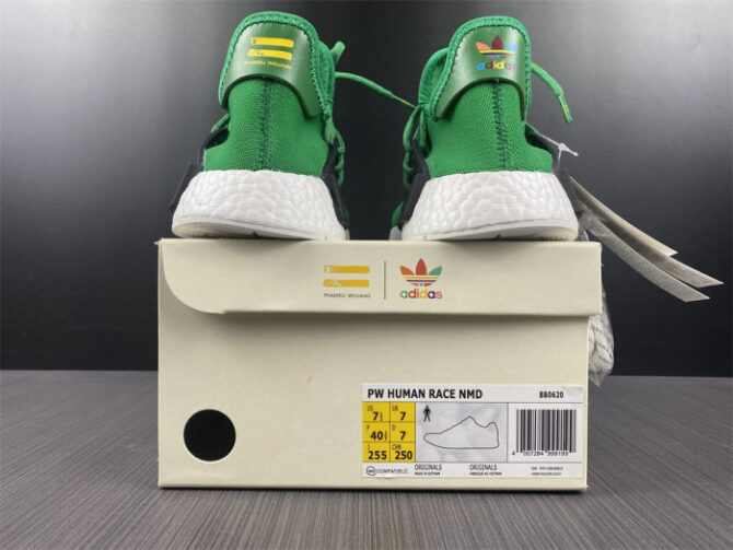 Adidas Pharrell x NMD R1 Pharrell HU Green BB0620 - Image 4