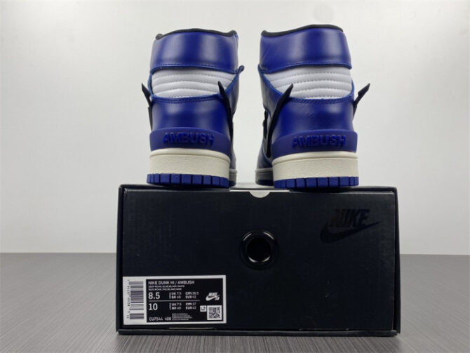 Nike Dunk High AMBUSH Deep Royal CU7544-400 - Image 2